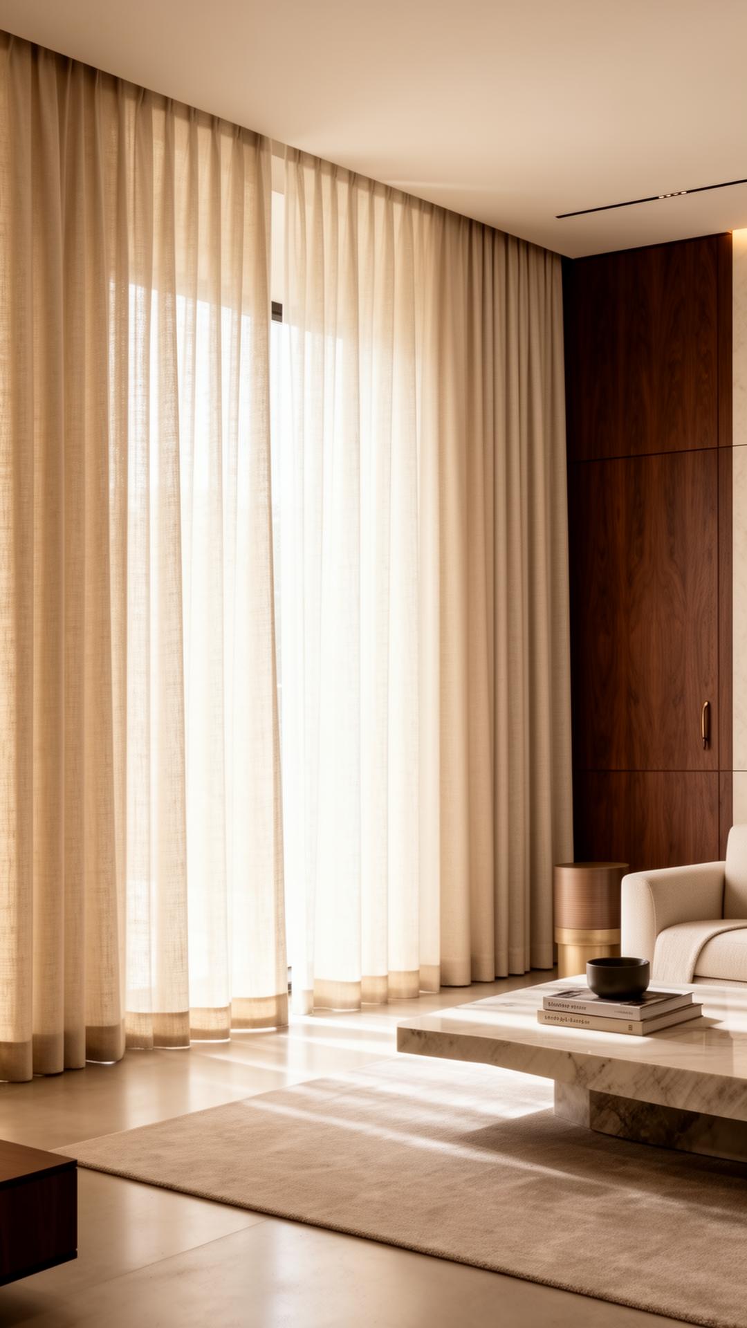 Interior ruang premium dengan gorden custom Gordenpedia di Malang 1